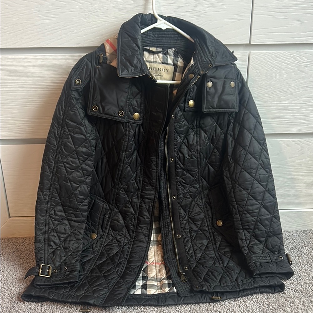 Burberry Black Quilted Jacket